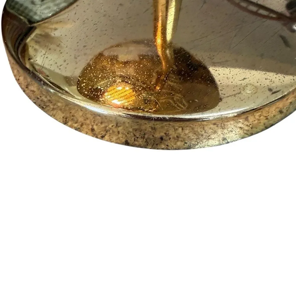 Vintage Jerdon Halo Light Plug In Vanity Mirror (Model J980G/117) Gold Tone